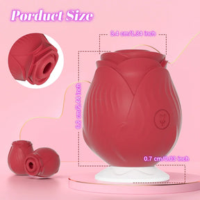 Women Nipple Massager Rose-Sucking Vibrator for Clitoral Vacuum Stimulator Vibrating Female Masturbator Sex Toys for Adults