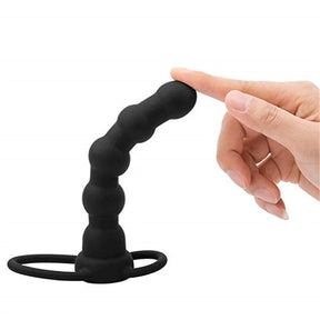 Double penetration anal plug strap anal beads plug