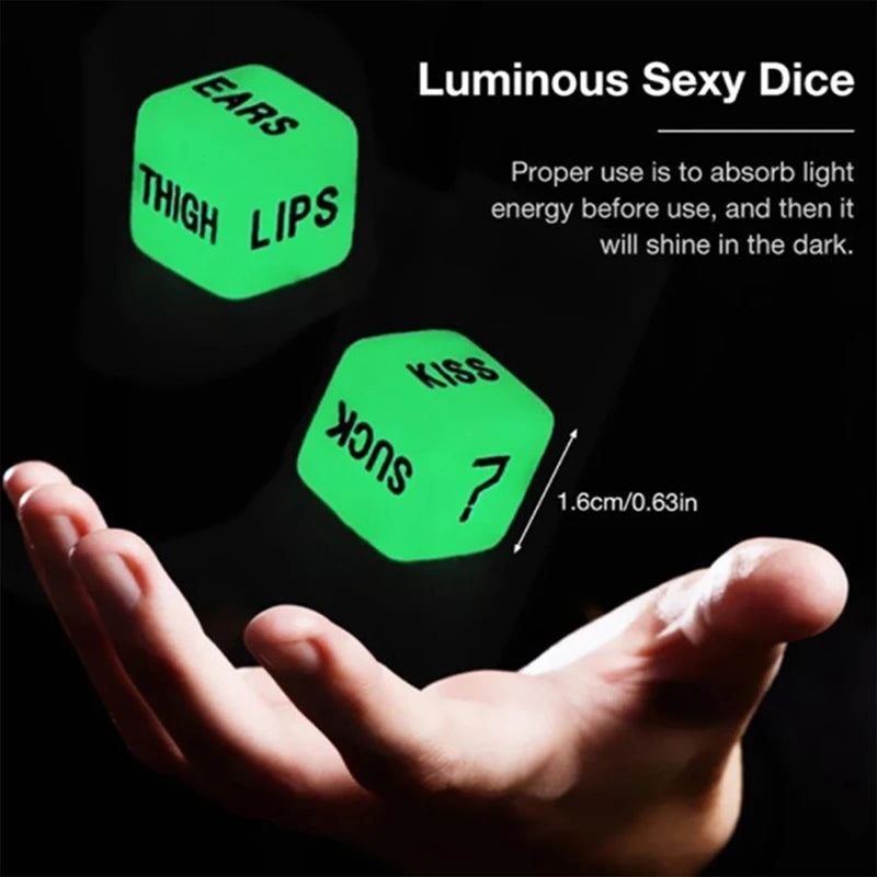 Luminous Love Dice Toys Adult Couple Lovers Games