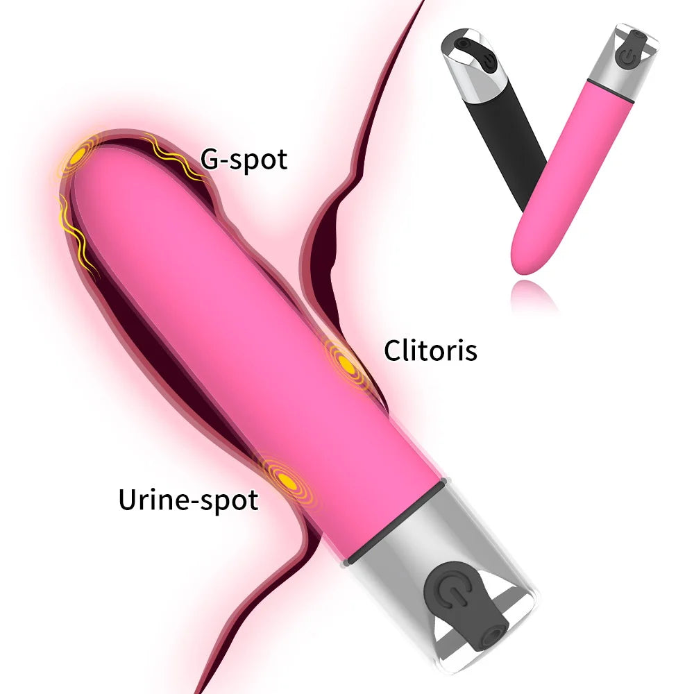 Female Masturbator 12 Frequency  Vibrator Double Head