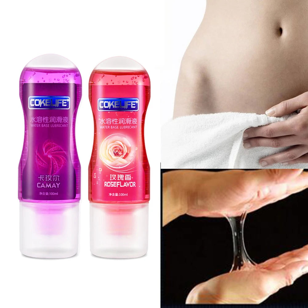 Fragrance Edible Flavor Water Based Lubricant Sex Lube For Couple