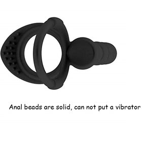 Double penetration anal plug strap anal beads plug