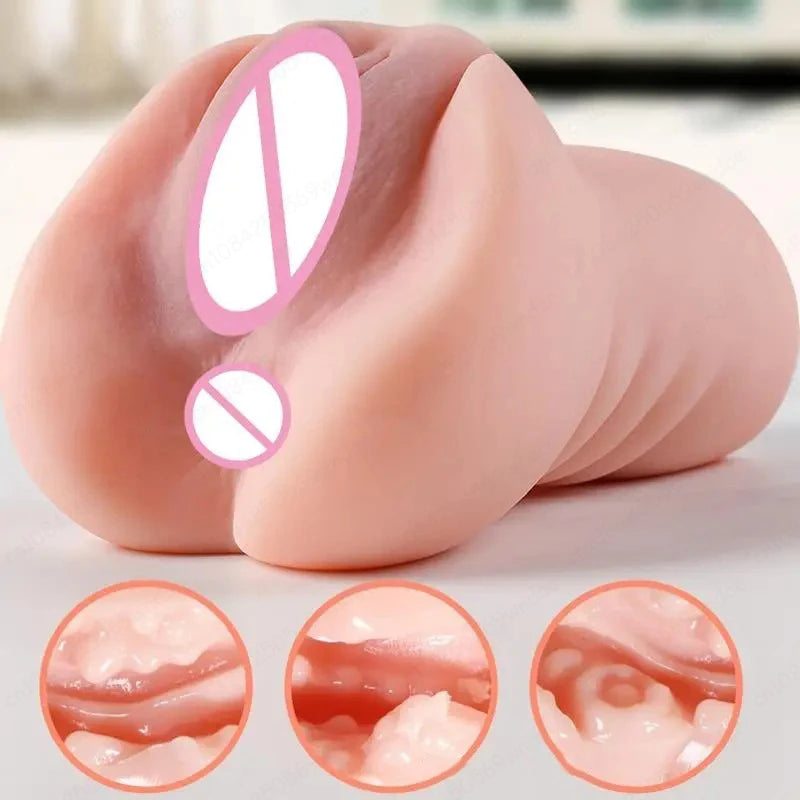 Artificial Real Pussy Oral Male Masturbator