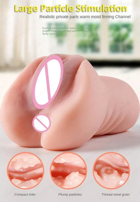 Artificial Real Pussy Oral Male Masturbator