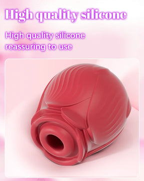 Women Nipple Massager Rose-Sucking Vibrator for Clitoral Vacuum Stimulator Vibrating Female Masturbator Sex Toys for Adults