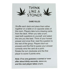 RayLuv Think Like a Stoner Card Game